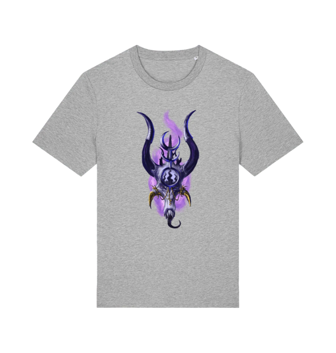 Heather Grey Printed T-shirt